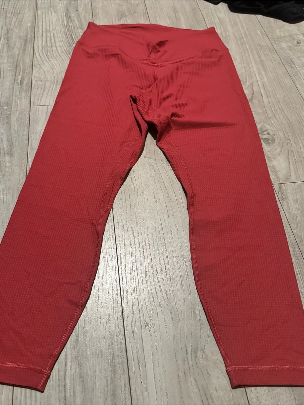 lululemon athletica V-Waist Yoga Tight Grid Texture Leggings - Rose